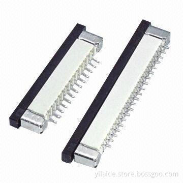 FPC Connector, 1.0mm FPC, Up/Down Contract. Straight, STM